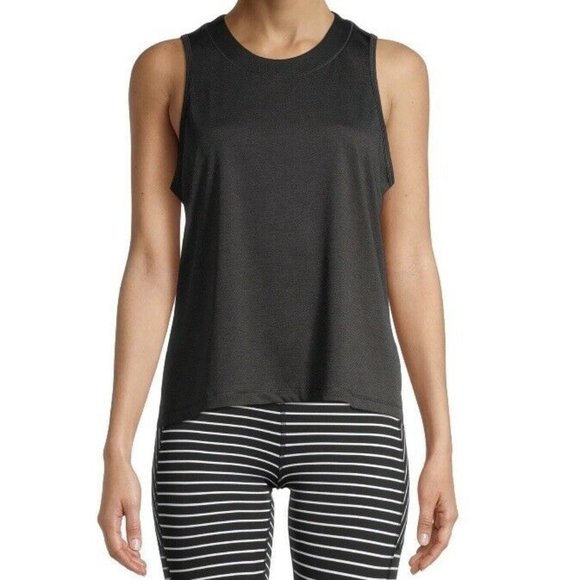 Avia Womens Performance Tank Medium 8-10 New with Tags Black Activewear Yoga - Picture 2 of 9
